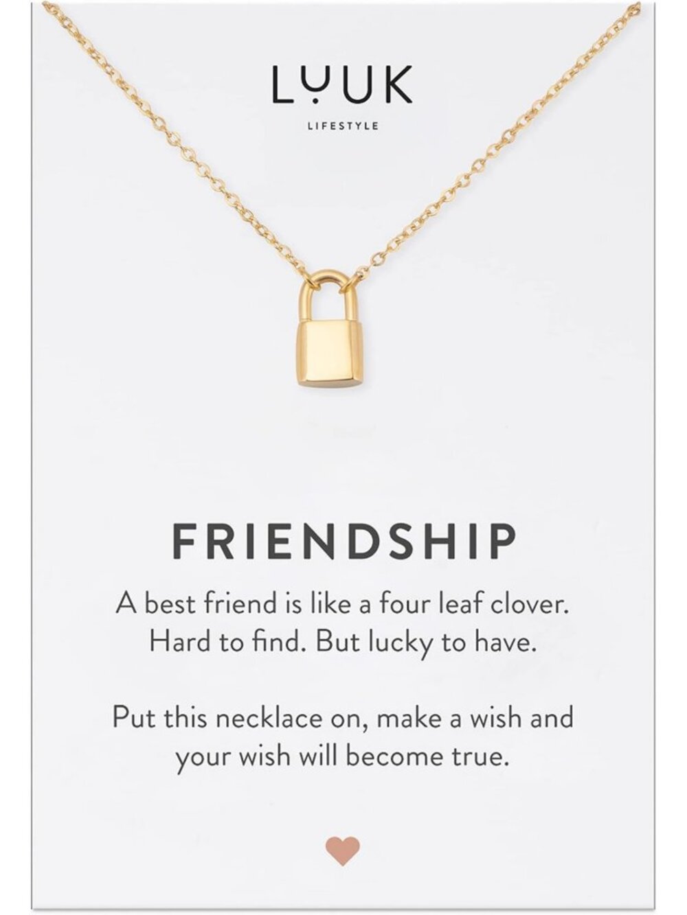Trendy Stainless Steel Women's Necklaces with Heart, Clover & Star Pendants